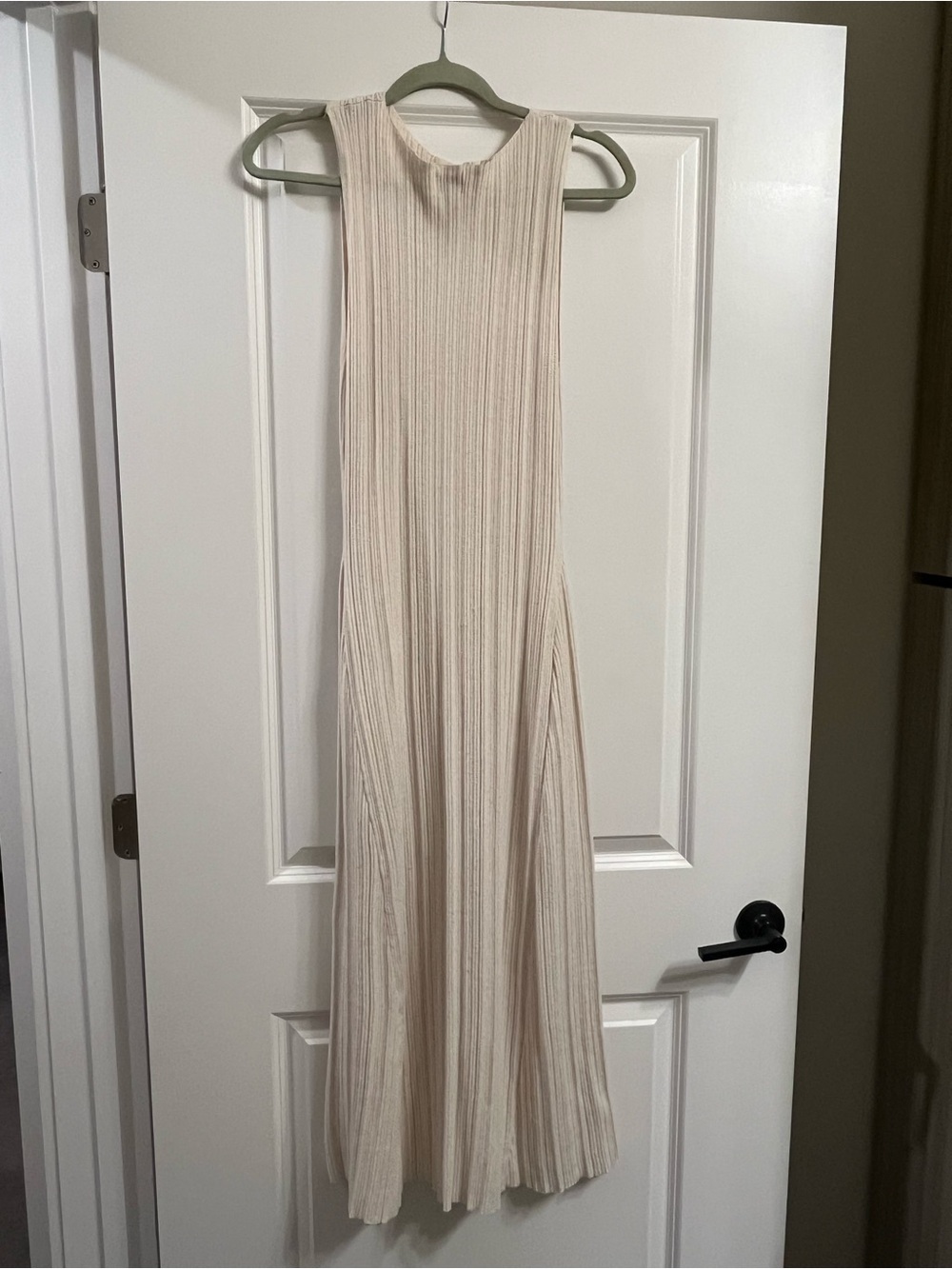 A New Day                          Women's Faux Plisse Midi Sweater Dress